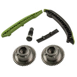 TIMING CHAIN KIT CAM GEARS FOR MERCEDES M271 C180 C200 C250 CGI E200 E250 CGI Turbocharged 2009-2014 77006206
