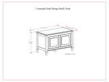 Connaught Small Storage Bench Trunk B136P284183