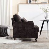 COOLMORE Wood Frame Armchair, Modern Accent Chair Lounge Chair for Living Room,Tufted Club Chair, W395P151910