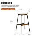 ZUN Modern Set of 2 Bar Stools Comfortable & Stylish Counter Height and Bar Height Bar Stools,Soft 90011766