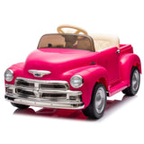 ZUN 12V Kids Ride On truck car w/parents control, Licensed Chevrolet 3100 pickup,electric car for W1396P147018