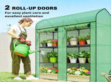 Garden Bed with Mini Greenhouse 73990921