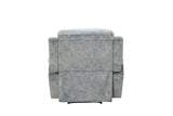 Mariana Silver Gray Fabric Manual Recliner Chair B2726P250940