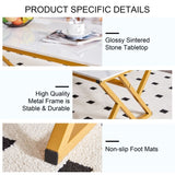 A coffee table made of rock slab material, with a smooth and natural surface that complements the W1151P154282