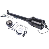 32" GM Chevy Black Stainless Steel Tilt Steering Column Shift Automatic No Key 93485725