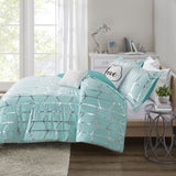 King/Cal King Metallic Printed Comforter Set B03595836