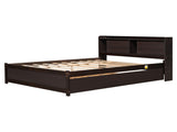 Full Bed with Trundle,Bookcase,Espresso W50446125