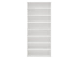 CD DVD storage cabinet, bookcase, adjustable shelf 8-layer storage, display bookshelf, home, office, 46840276