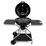 Kettle Charcoal Grill with 2 Side Tables, Storage Shelf, Upgraded Ash Catcher, Thermometer, Air 57338991