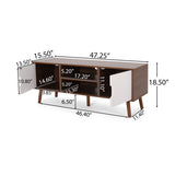 ZUN TV STAND 66758.00WALNWHT