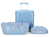 Luggage Sets 3 Piece, PP Luggage Set, Suitcases with Wheels, Hardside Hard Shell Travel Luggage with 06334447