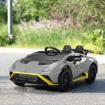 ZUN 24V Battery Powered Ride On Car for Kids, Licensed Lamborghini, Remote Control Toy Vehicle with W2181P149201