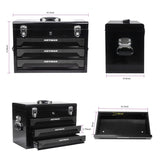 ZUN 3 Drawers Tool Box with Tool Set 54645959