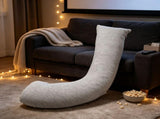 L-Shaped Pregnancy Body Pillow Side Sleeping, Soft Maternity Pillow with Washable Jersey Cover 05093601
