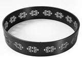 40in Fire Ring, Everlasting Flower Pattern, Round, Iron 47063093
