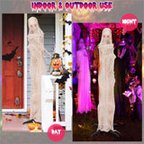 6FT Halloween decorations with LED red glow eyes 31197823