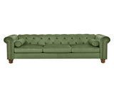 PHOYAL Large Sofa, Velvet Sofa Three-seat Sofa Classic Tufted Chesterfield Settee Sofa Modern 3 W1708141950