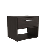 Alpine 18" High One Drawer Nightstand with One Shelf, Side Table, End Table For Bedroom, Living Room B200P286942
