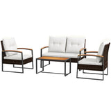 ZUN Garden sofa set （Prohibited by WalMart） 06240118