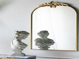 24" x 42" Arched Wall Mirror with Gold Metal Frame, Wall Mirror for Living Room Bedroom Hallway W2078135195
