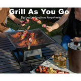 Square Small Fire Pit BBQ Party Portable Fire Pit- Self-Pick Up is not supported-Does not support 29632026