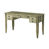 ZUN 54 inch Writing Desk, No Assembly Required, Barnwood Finish B108P160173