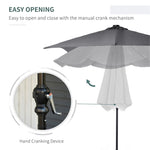 ZUN Outdoor beach umbrella/ Sun Umbrella （Prohibited by WalMart） 87658751