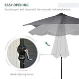 ZUN Outdoor beach umbrella/ Sun Umbrella （Prohibited by WalMart） 87658751