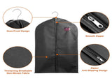 5 Pack Garment Storage Bags, 39" x 24" Non-Woven Fabric Suit Bags with Transparent Window & Front 97135920