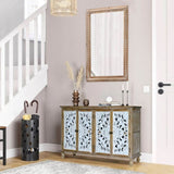 22x30 Inches Wood Framed Mirrors for Bathroom,Wooden Frame Wall Mirror Farmhouse Wall Mounted W2295P290649