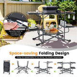 Portable outdoor barbecue table 43234146