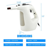 17-in-1 Handheld Steam Cleaner - 1400W High Power, 257&degF High-Temp Steam - Gray 86128003