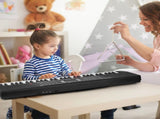 61 Key Piano Toy for Kids - Multifunctional Electronic Keyboard with 100 Tones/Rhythms, Light-Up 86191046