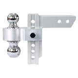 Alu Adjustable Trailer Drop Hitch,2inch receiver,6 inch adjustable W46537190