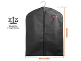 5 Pack Garment Storage Bags, 39" x 24" Non-Woven Fabric Suit Bags with Transparent Window & Front 97135920