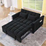 Sleeper Sofa, Convertible Sofa, Recliner, Bed, 3-in-1, 3-Position Adjustable Backrest, 2-Seater W1853126218