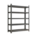 Garage Five Story Shelf, Capable Of Accommodating 2500 LBS, Adjustable Metal Shelf, Black, Requires 50733634