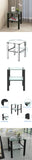 Set of 2, Glass two layer tea small round bedroom corner living room side W24191062