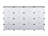 8-Tier Portable 64 Pair Shoe Rack Organizer 32 Grids Tower Shelf Storage Cabinet Stand Expandable 65115046