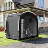 Black Bike Storage Shed Tent for 3-4 Bicycles 60961106