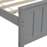 Wood Platform Bed Twin size Platform Bed, Gray 53425771