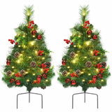 2 PCS 29 Inch Christmas Trees 76066357