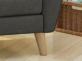 Mid Century Fabric Channel Stitch Club Chair, 62223.00GRY