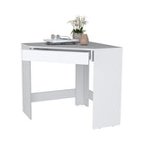 ZUN Menno Corner Desk with Spacious Drawer and Modern Design B200P176190