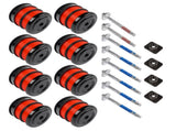 8X Silicone Body Mount Bushings and Cushion Bolts Kit Replacement for F-250 F-350 2008-2016 13848 25458926