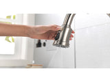 Single Handle High Arc Pull Out Kitchen Faucet,Single Level Stainless Steel Kitchen Sink Faucets W2287141941