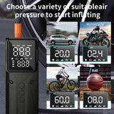 Rechargeable Tire Inflator with Digital Pressure Value Portable Air Compressor for Cars Motorcycles 86948286