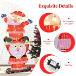 ZUN Christmas decoration with string lights 69099965