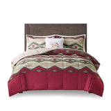 King Down Alternative Comforter Set with Throw Pillow B035P148496