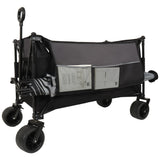 Extra Large 300L Tall Heavy-Duty Folding Wagon Cart with 480lbs Capacity All-Terrain Wheels, Side W2932P289384